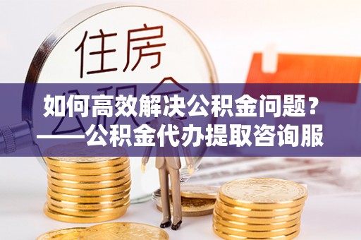 绥宁如何高效解决公积金问题？——公积金代办提取咨询服务指南
