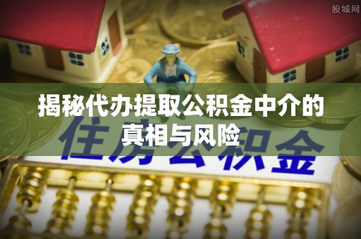 绥宁揭秘代办提取公积金中介的真相与风险