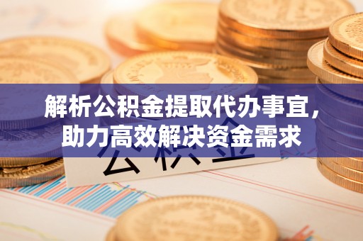 绥宁解析公积金提取代办事宜，助力高效解决资金需求